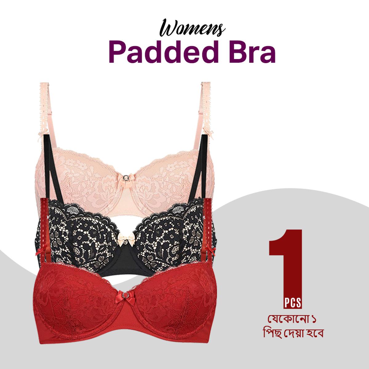 Picture of 1 Pcs Padded Bra for Women, Girls, Ladies - Bra - Bra - Bra - Bra For Girls - ব্রা