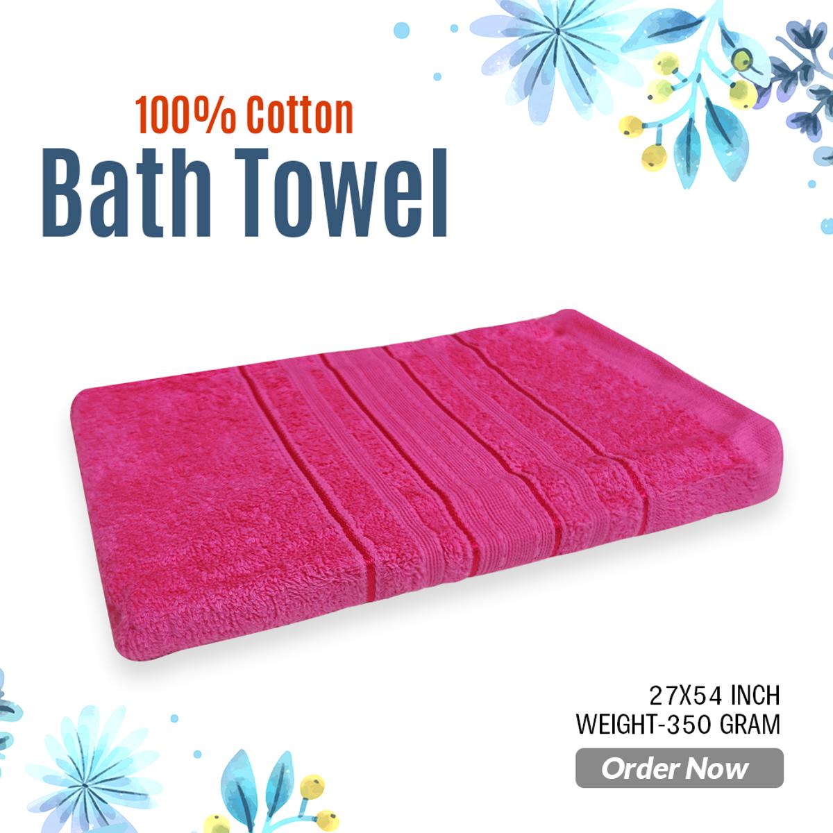 Picture of 1 পিস গোসলের তোয়ালে, বাথরুমের জন্য সুতি উচ্চ শোষণকারী তোয়ালে, শাওয়ারের তোয়ালে, - towel