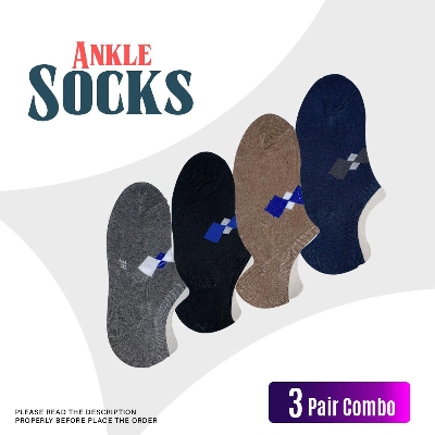 Picture of 3 Pair Premium casual Loafer / Ankle Socks or Moja