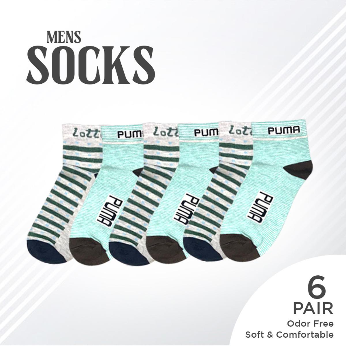 Picture of 6 Pair Socks For Men Combo_ Soft Comfortable & Odor free
