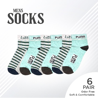 Picture of 6 Pair Socks For Men Combo_ Soft Comfortable & Odor free