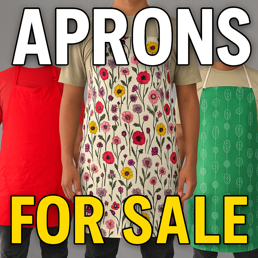 Picture of 3 pcs 100% Export Quality Cotton Printed Kitchen Apron