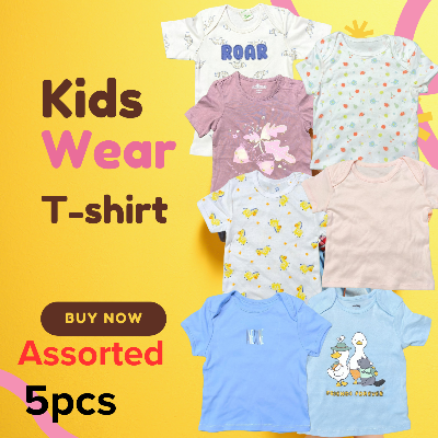 Picture of 5 pcs  Assorted Export Quality  baby t-shirt