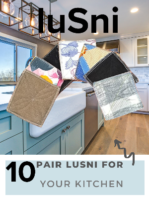 Picture of Kitchen Lusni 10 pair/20 Piece Standard Quality for handling hot items/Kitchen