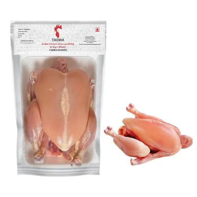 Picture of Taqwa Broiler Chicken Skin Less (900g to 1kg+/ Whole)