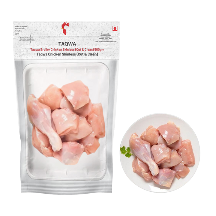 Picture of Taqwa Broiler Chicken Skinless (Cut & Clean) 500gm