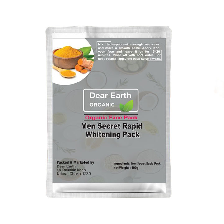 Picture of Man Secret Rapid Whitening Face Pack 100g