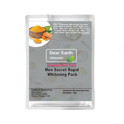 Picture of Man Secret Rapid Whitening Face Pack 100g