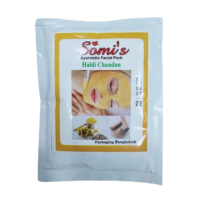 Picture of Sami's Ayurvedic Haldi Chandan Facial Face Pack Powder 70g