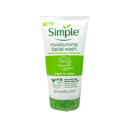 Picture of Simple Moisturising Facial Wash - 150ml (UK)