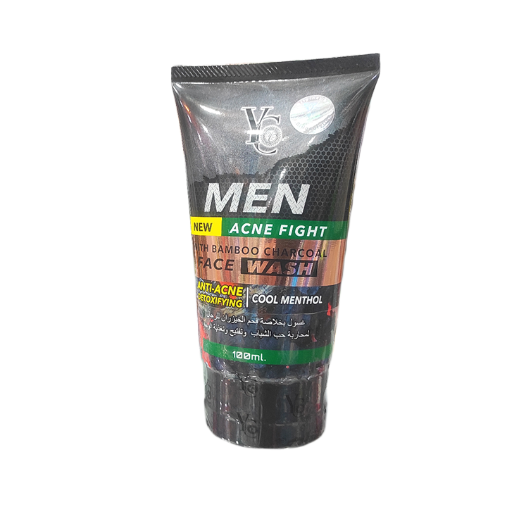 Picture of YC Men Acne Fight with Bamboo Charcoal Face Wash -100ml (Thailand)