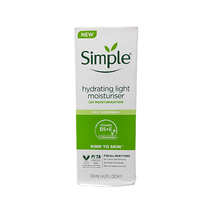 Picture of Simple Kind To Skin Hydrating Light Moisturiser - 125ml (UK)
