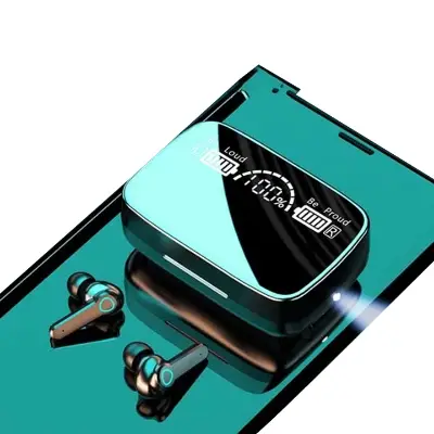 Picture of F9-5 Tws Wireless Blueooth Earphones Powerful LCD Display F9 Earbuds Wireless Headphones