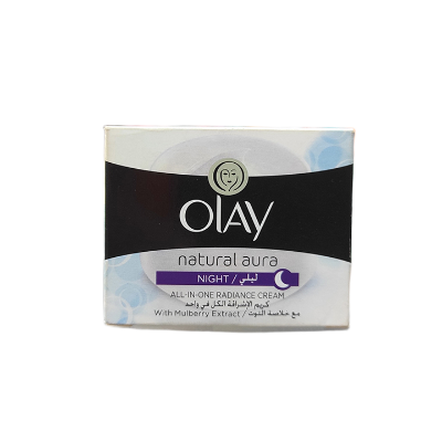 Picture of Olay Natural Aura All in One Radiance Night Cream with Mulberry Extract - 50g (Thailand)