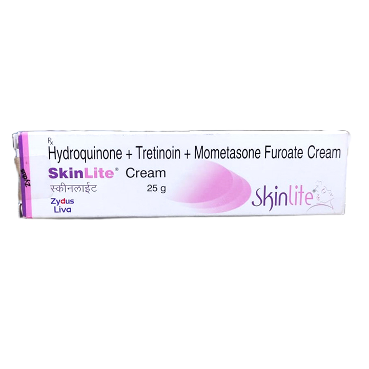 Picture of Skin Lite Hydroquinone + Tretinoin + Mometasone Furoate Cream - 25g (India)