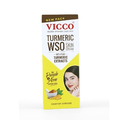 Picture of Vicco Turmeric WSO Ayurvedic Skin Care for Dark Spots, Hyperpigmentation & Blemishes Cream - (India)
