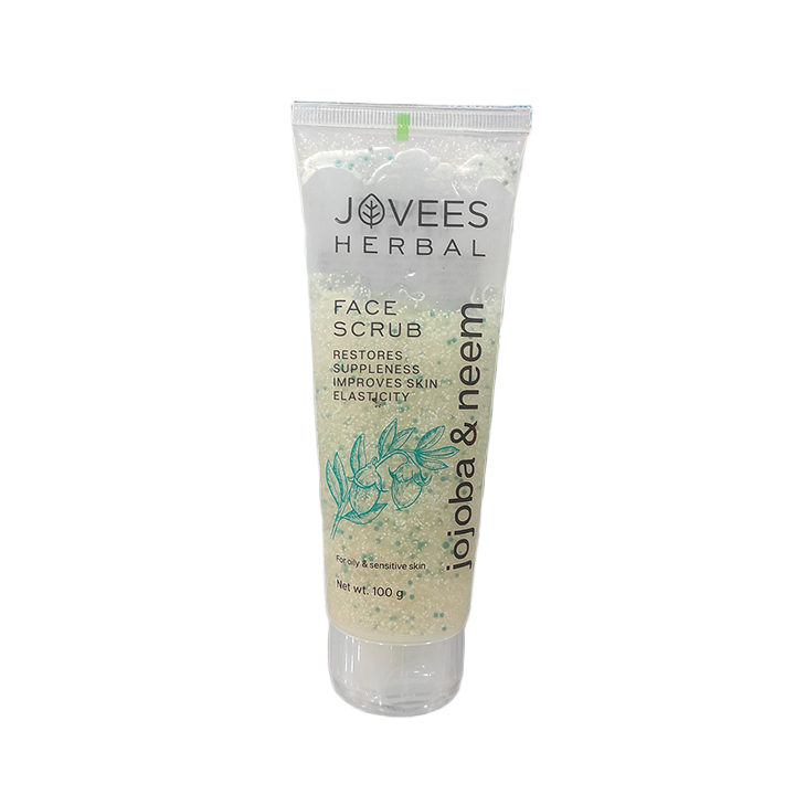Picture of Jovees Herbal Jojoba & Neem Face Scrub With Wheatgerm Extract