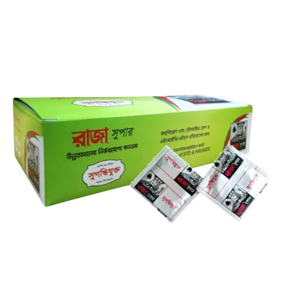 Picture of Raja Supers Condom Rose Flavors 50pcs