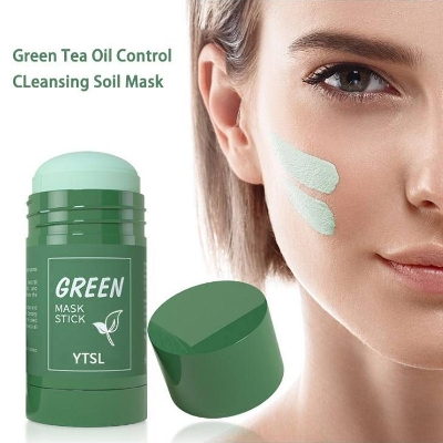 Picture of Natural Green Te.a Ma.sk Stick Deep Cleansing Oil Control Anti Acne Moisturizing Refreshing Lazy Solid Ma.sk