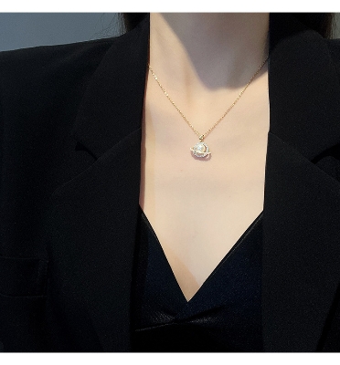 Picture of Cat Eye Planets Stylish Neckless for Girls or Women