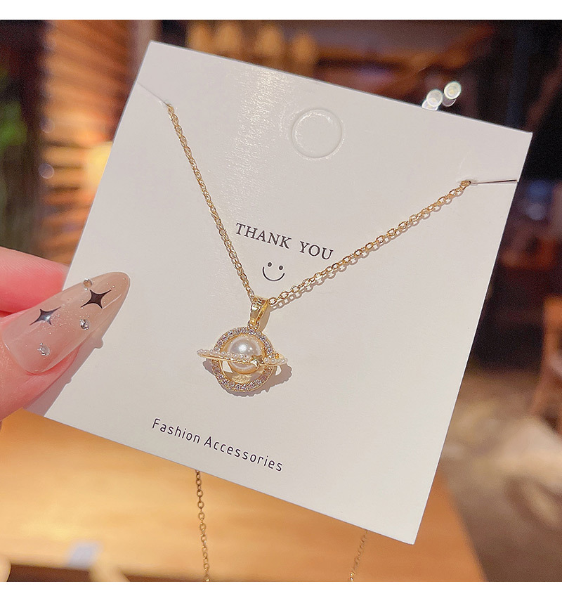 Picture of Cat Eye Planets Stylish Neckless for Girls or Women