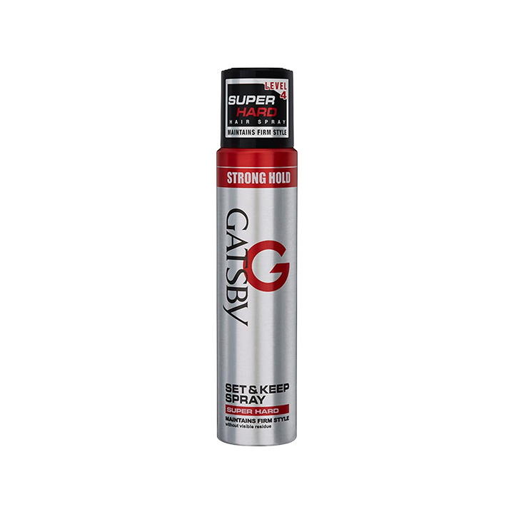 Picture of GATSBY Hair Spray Level 4 Set and Keep Spray Super Hard 250ml
