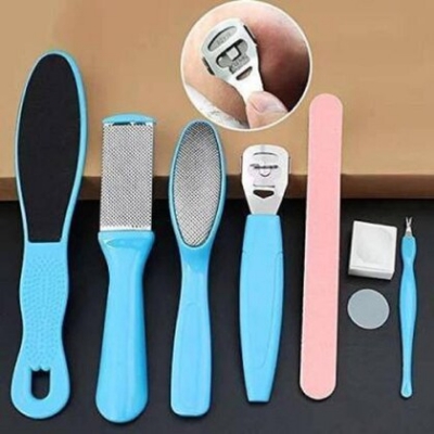 Picture of 8-Pcs Full Function Professional Nail Clippers Kit Foot Cuticle Skin Callus Personal Care Nail Clipper Layor Set By ZIKRA