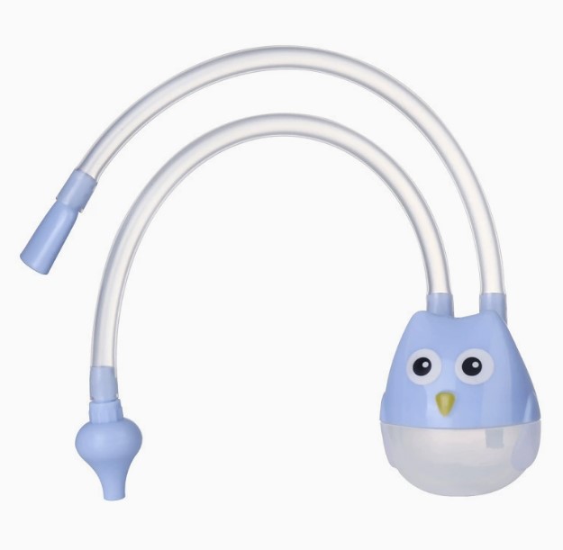 Picture of High Quality Newborn Baby Nasal Aspirator Owl Shape Comfortable Oral Suction Baby Safety Nose Cleaner