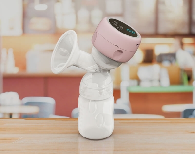 Picture of Electric Rechargeable Breast Pump Anti-Back Low Noise Painless And Massage Pump