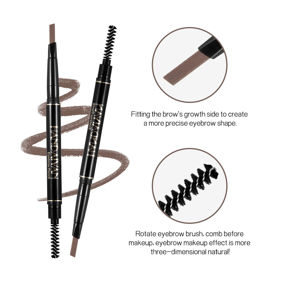 Picture of Automatic Waterproof Double Headed Eyebrow Pencil With Brush (HANDAIYAN)
