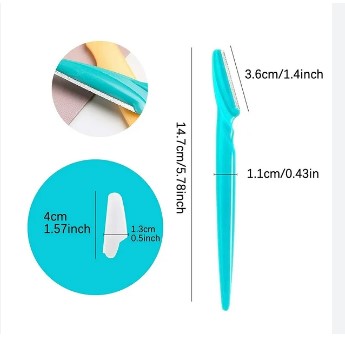 Picture of Colorful Eyebrow Trimmer Face Hair Razors Women 1/2/3/5/10 pcs