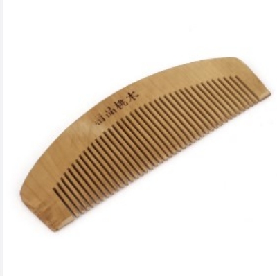 Picture of (Moon Shape) Royal Trikeel Wooden Hair Brush/Comb/Chiruni [ China Product]