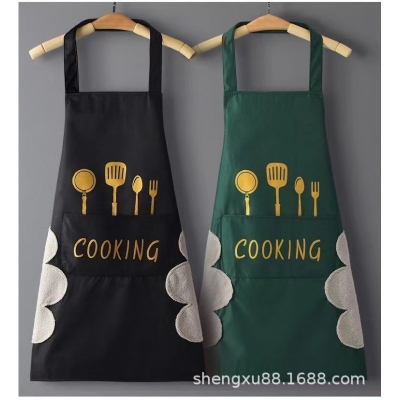 Picture of MILENZO Kitchen Apron Oxford Cloth Waterproof Oilproof Mickey Apron