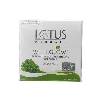 Picture of   Lotus Herbals WHITEGLOW Skin Whitening & Brigntening Gel Creme SPF-25 PA+++ 35g (India)