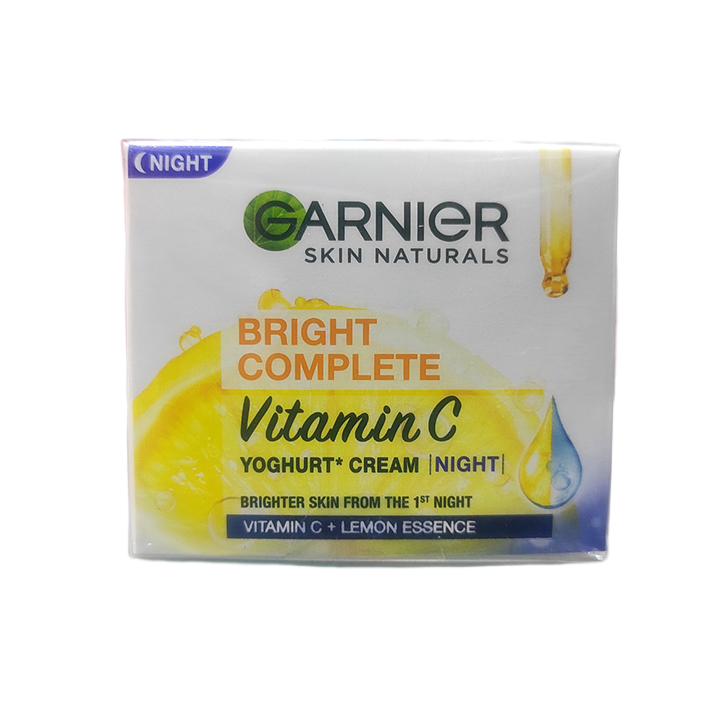 Picture of Garnier Bright Complete Vitamin C Yoghurt Night Cream - 40g (India)