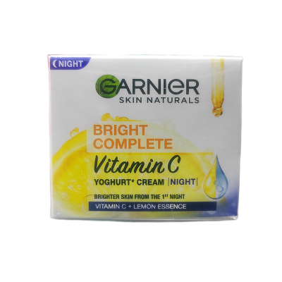 Picture of Garnier Bright Complete Vitamin C Yoghurt Night Cream - 40g (India)