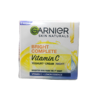 Picture of Garnier Bright Complete Vitamin C Yoghurt Night Cream - 18g (India)