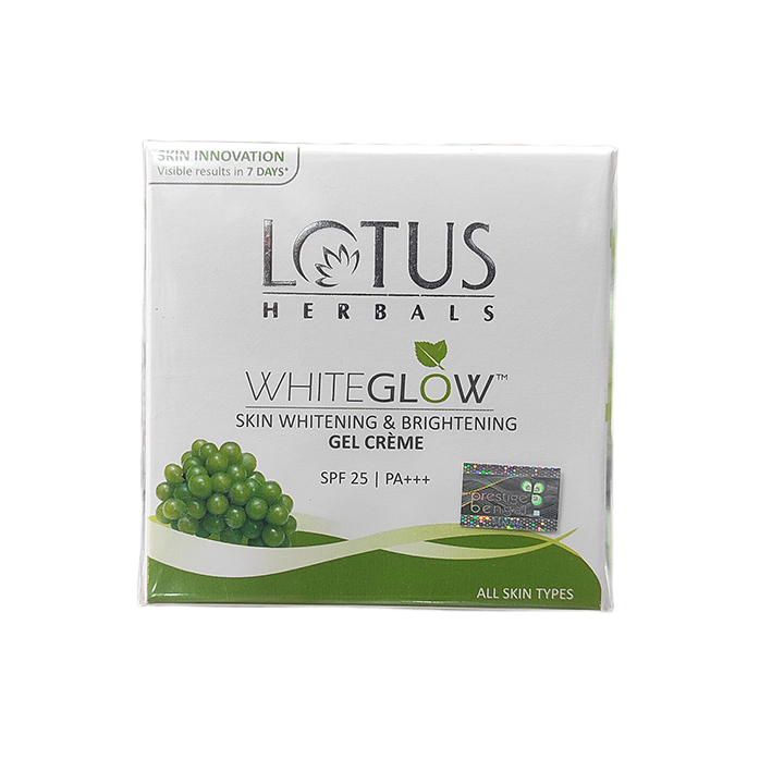 Picture of Lotus Herbals WHITEGLOW Skin Whitening & Brightening Gel Crème SPF-25 PA+++ 60g (India)Brand: Lotus Herbals