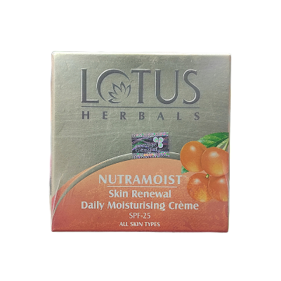 Picture of Lotus Herbals Nutramoist Skin Renewal Daily Moisturising Creme SPF 25 Cream - 50ml (India)