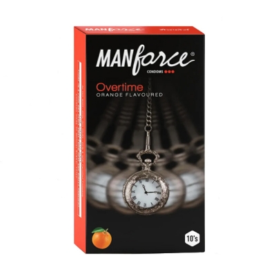 Picture of Manforce Condom for Men 10pcs Pack - Manforce 1500 Dots Litchi/ Game/ Black Grape/ Cocktail Hazenlut/ Cocktail Strawberry/ Sunny/ Strawberry/ Chocolate/ Orange/ Pineapple Flavor Condom (Made in India) - Select Variants & Order