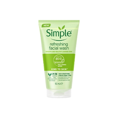 Buy Simple Face Wash - Simple Kind to Skin Refreshing Facial Gel Wash - 150ml at Best Price In Bangladesh