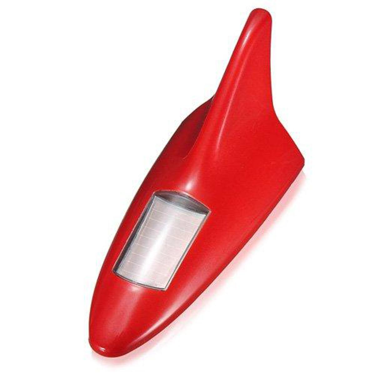 Picture of New Shark Fins Lamp Car Solar Energy Light Lamp  - Red