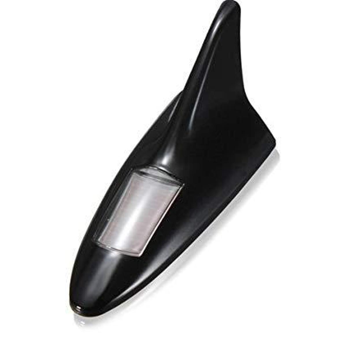 Picture of New Shark Fins Lamp Car Solar Energy Light Lamp  - Black