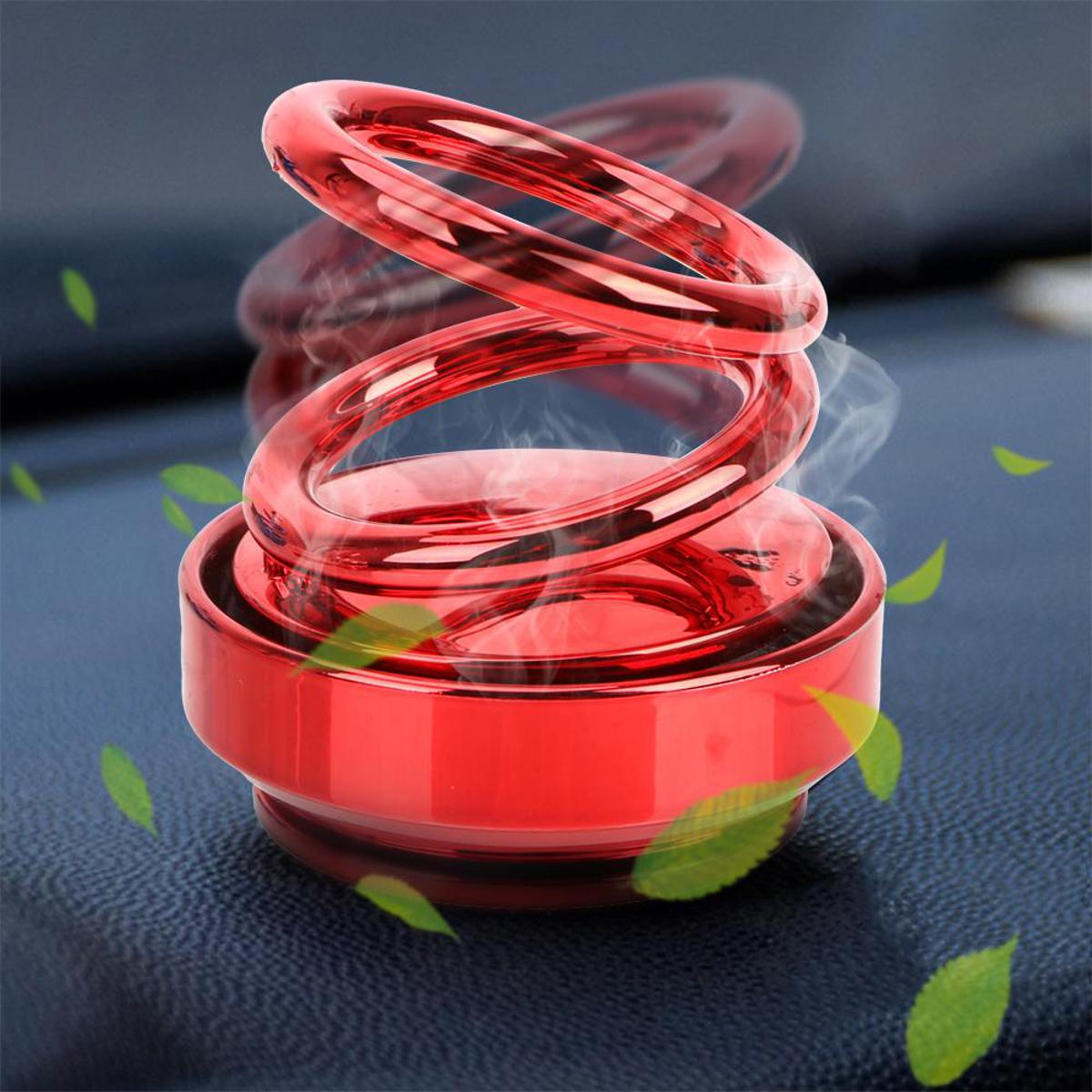 Picture of Dancing in the sunshine solar power Car Double Loop Rotary Suspension Dashboard - Aroma perfume