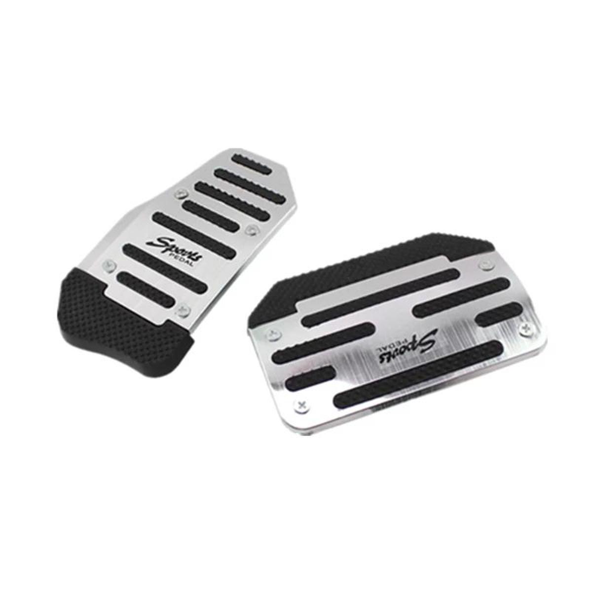 Picture of car accessories 2Pcs Aluminum Non-Slip Car Pedals Pad Cover Brake Automatic Universal for most cars