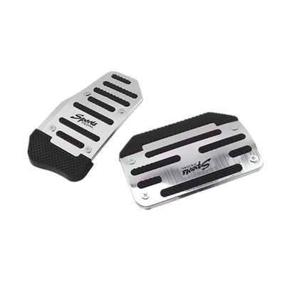 Picture of car accessories 2Pcs Aluminum Non-Slip Car Pedals Pad Cover Brake Automatic Universal for most cars