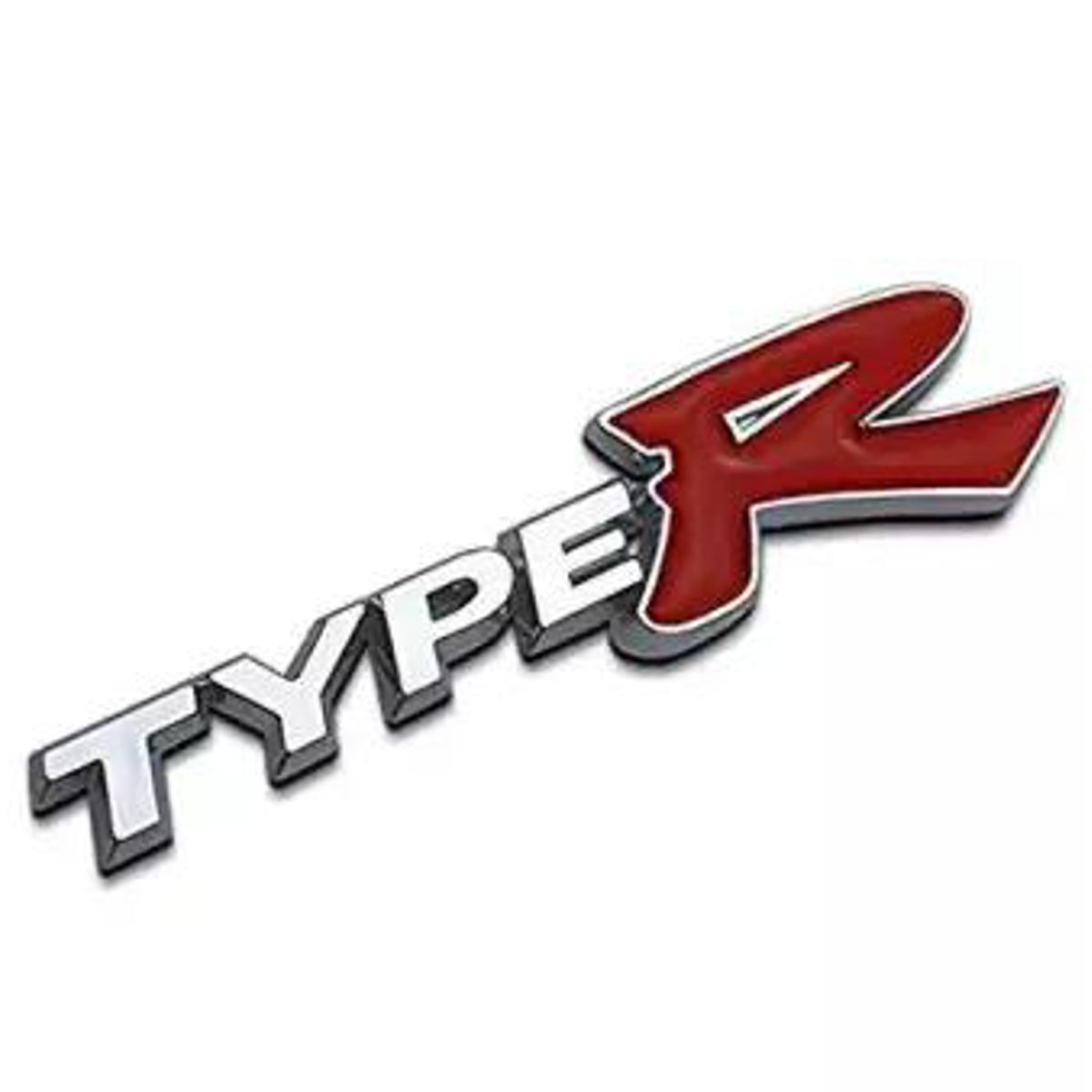 Picture of 3D TYPE-R Grille Emblem Stickers- Silver