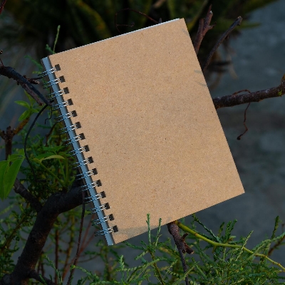 Picture of Artist Series Silver Spiral Notebook