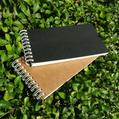 Picture of Studio Series Spiral-Bound Kraft & Black Notebook 2-Pack
