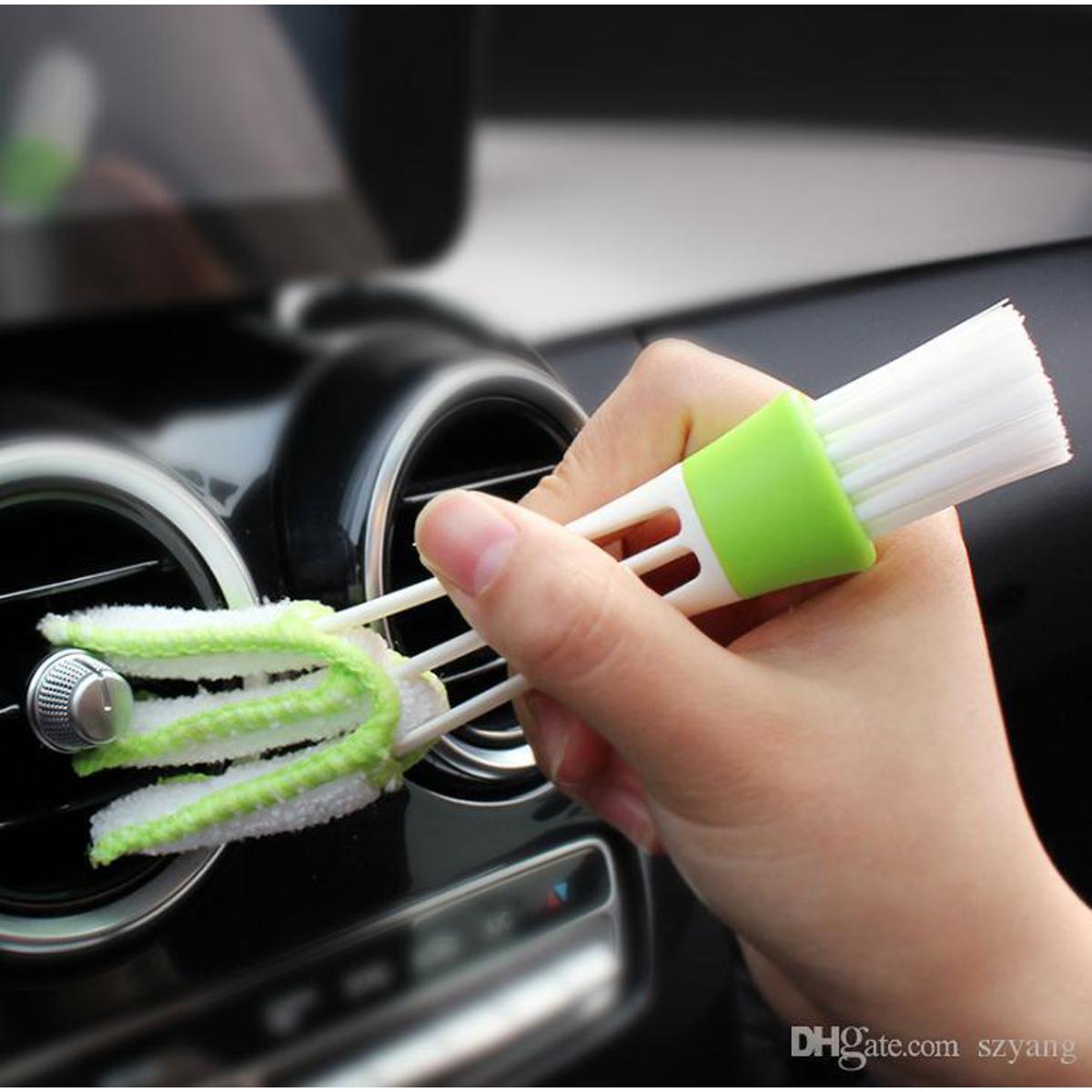 Picture of Portable Double Ended Car AC Vent Slit Cleaner Brush Dusting Blinds Keyboard Cleaning